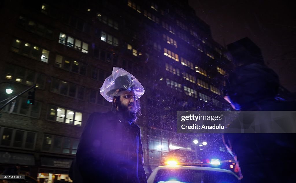 Protest in New York against Netanyahu's Congress speech