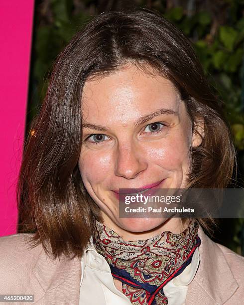 Actress Lindsay Burdge attends the screening of "Wild Canaries" at Cinefamily on March 3, 2015 in Los Angeles, California.