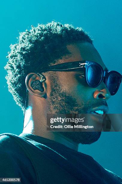 Tinie Tempah performs songs from his new album for the first time onstage as support to The Script at Nottingham Capital FM Arena on March 3, 2015 in...