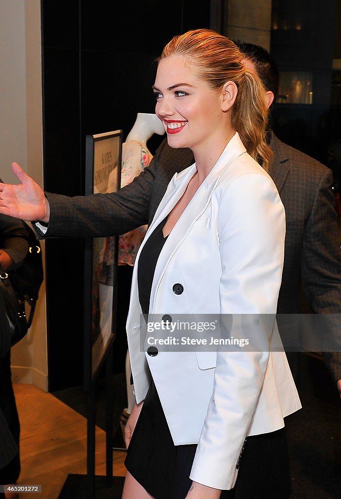 EXPRESS Spring Fling Event With Kate Upton, Union Square, San Francisco