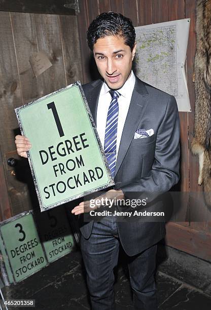 Maulik Pancholy attends "Six Degrees Of Stockard Channing" at The Lodge at The McKittrick Hotel on March 3, 2015 in New York City.