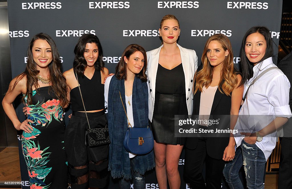 EXPRESS Spring Fling Event With Kate Upton, Union Square, San Francisco