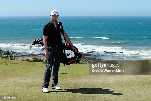 Portrait of Robert Dinwiddie of England ahead of the Africa Open at East London Golf Club on March 4, 2015 in East London, South Africa.