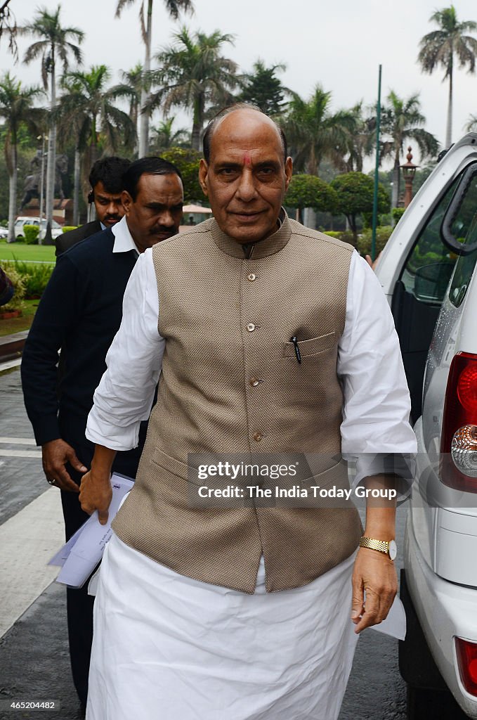 Rajnath Singh at Parliament House