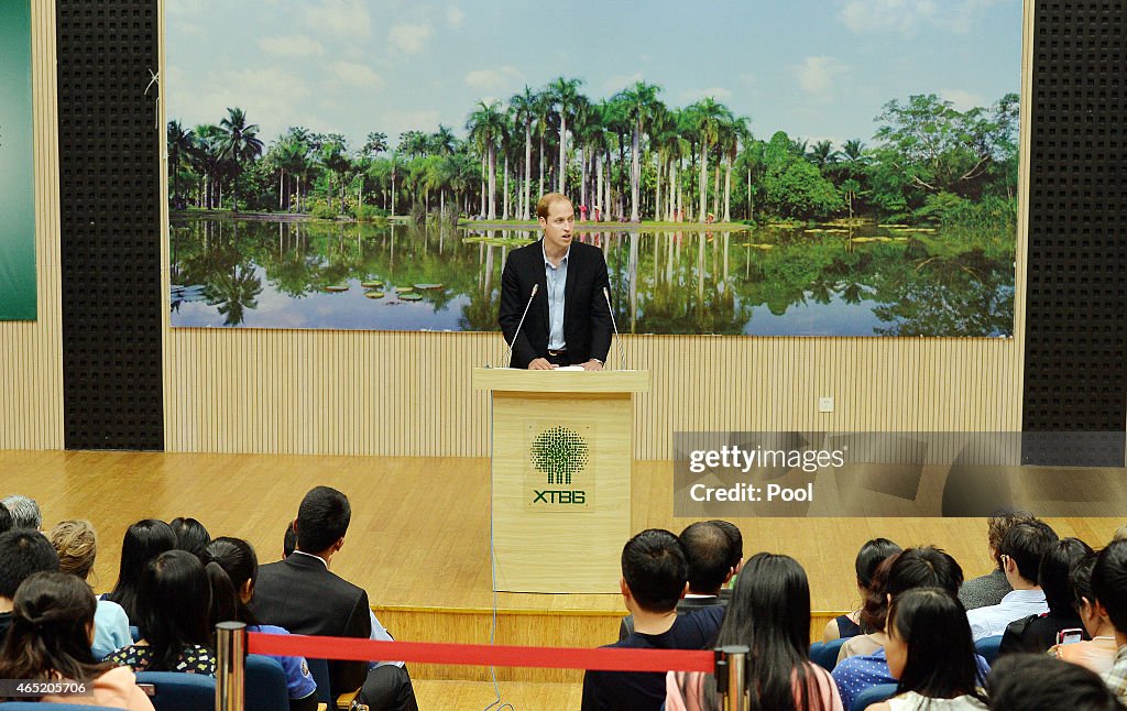 The Duke Of Cambridge Visits China - Day 4