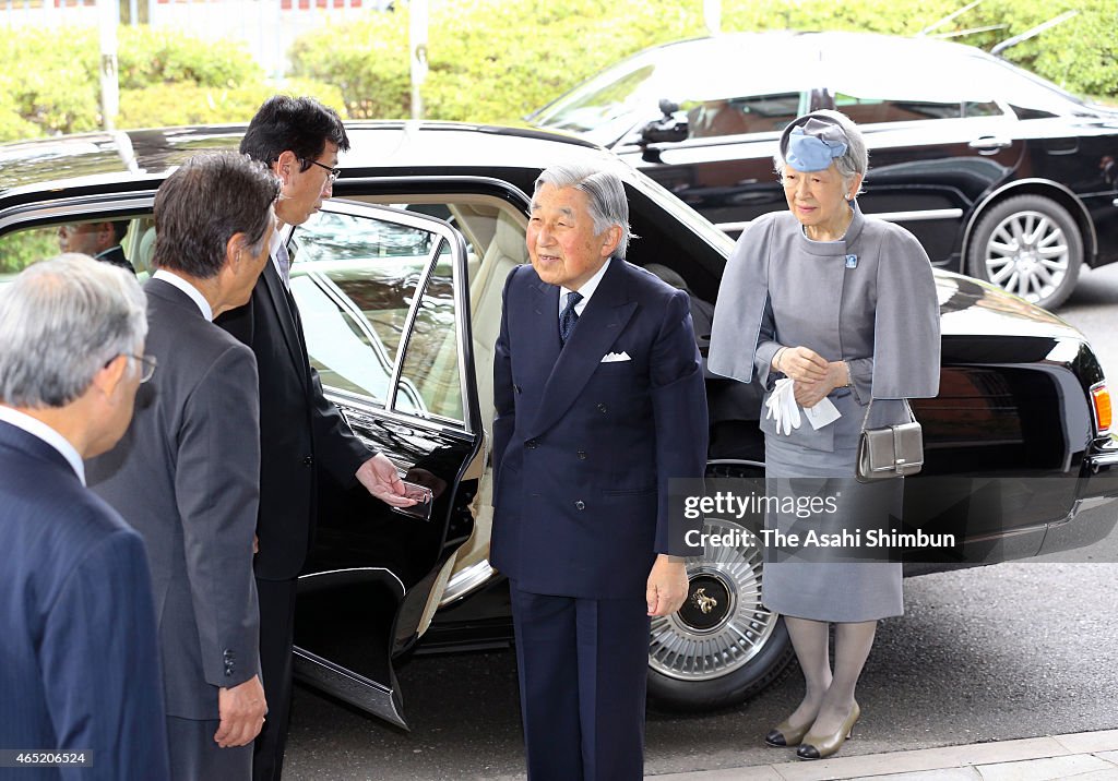 Emperor and Empress Attend Japan Society For the Promotion of Science Ikushi Prize Ceremony