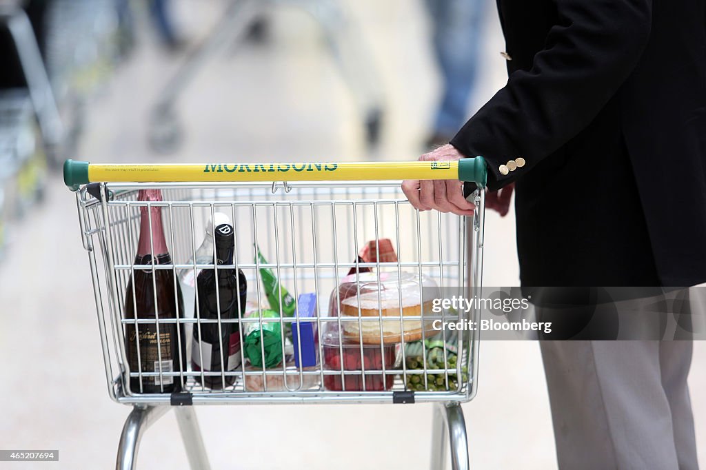 Inside A Morrisons Supermarket Ahead Of Preliminary Results