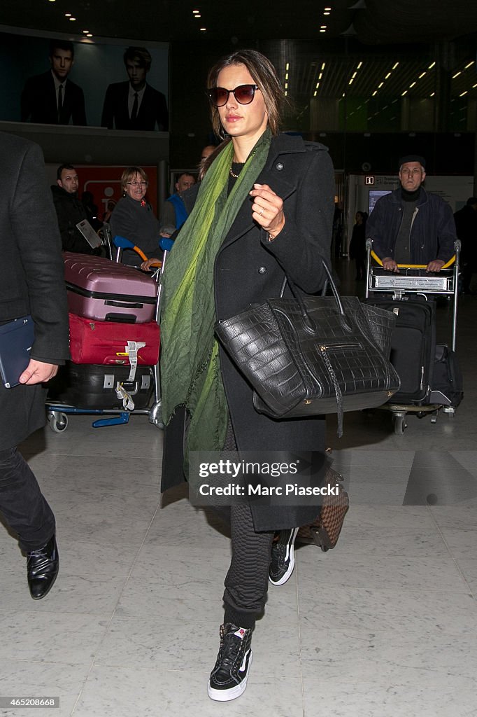 Celebrity Sightings In Paris  -  March 04, 2015