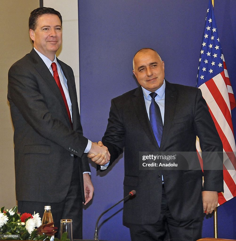 Director of FBI James Comey in Bulgaria