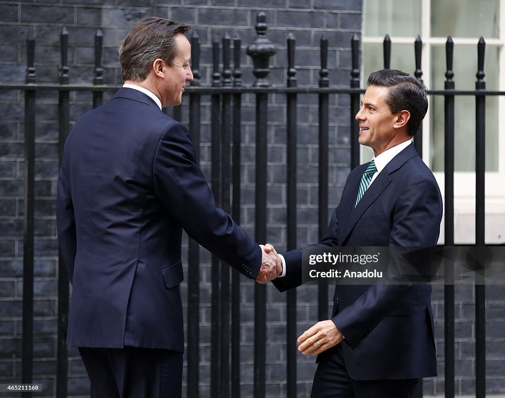 Mexican President Enrique Pena Nieto in England