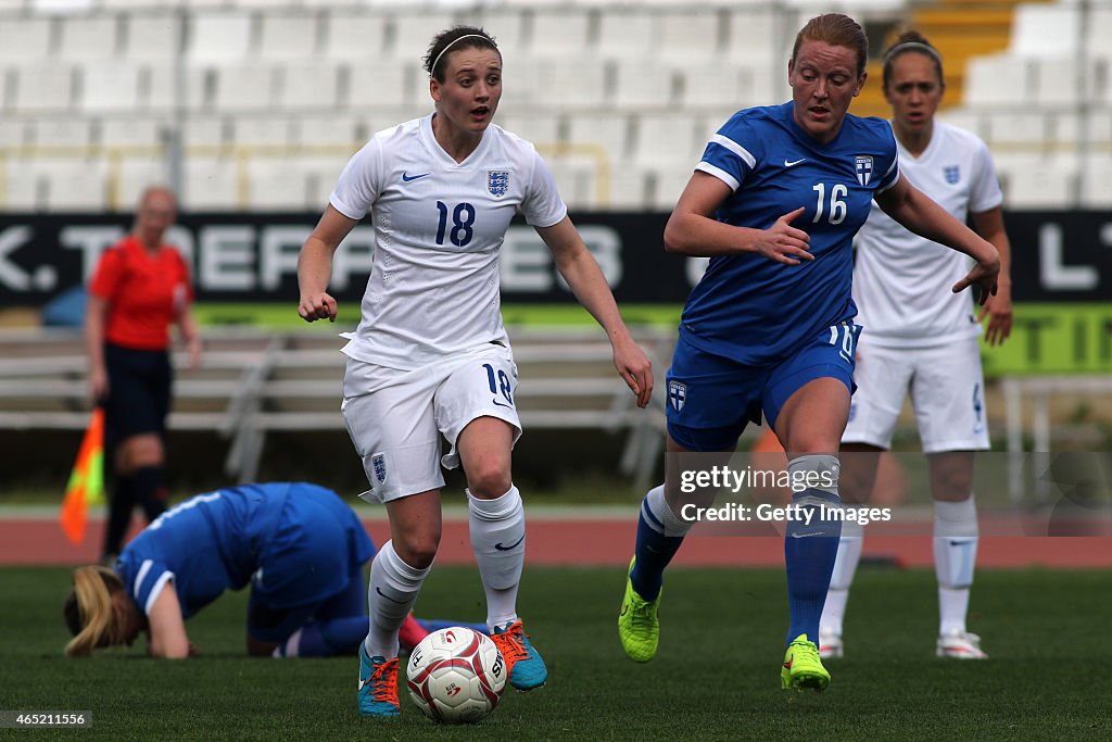 England v Finland: Cyprus Women's Cup