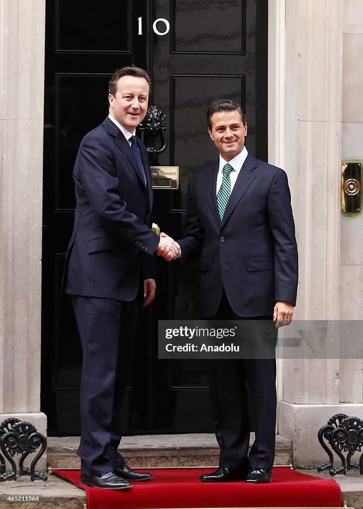 Mexican President Enrique Pena Nieto in England