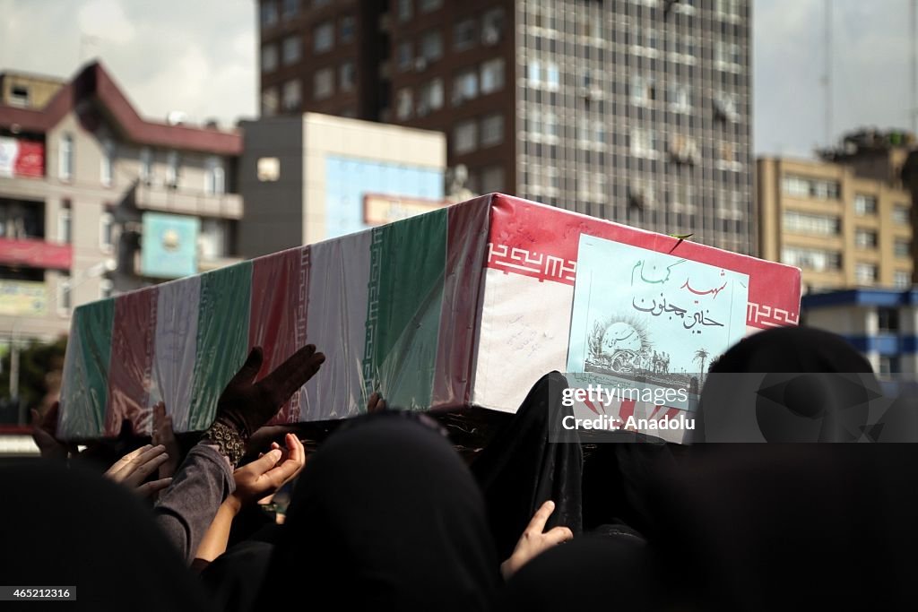 Funeral ceremony of 80 soldiers killed in the Iran-Iraq war