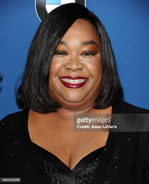 Producer Shonda Rhimes attends the 66th annual Directors Guild of America Awards at the Hyatt Regency Century Plaza on January 25, 2014 in Century...