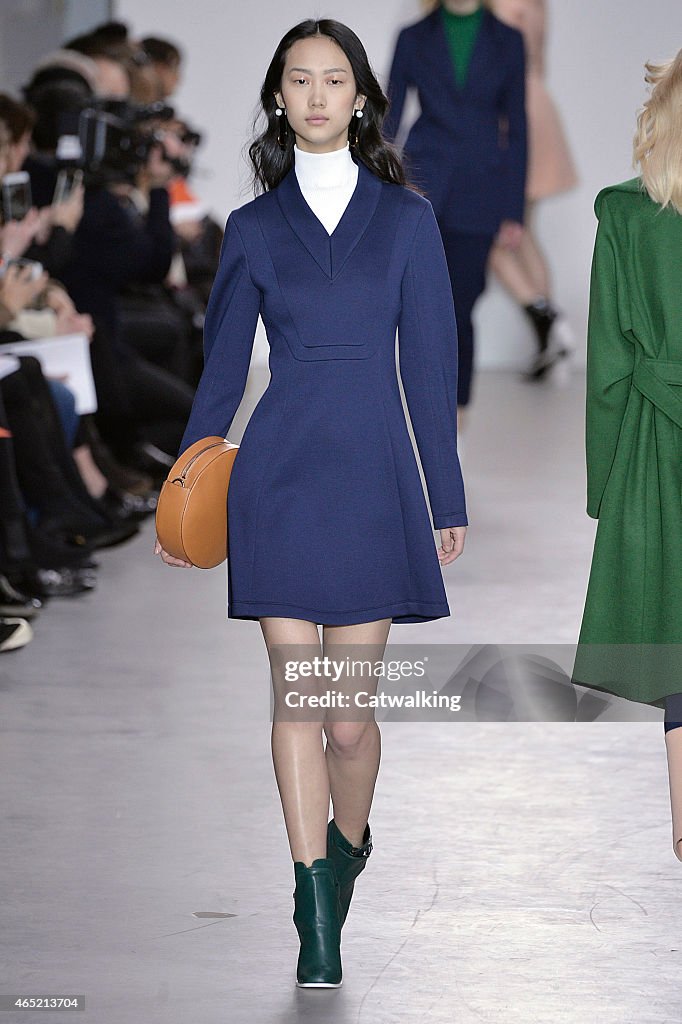 Cedric Charlier - Runway RTW - Fall 2015 - Paris Fashion Week