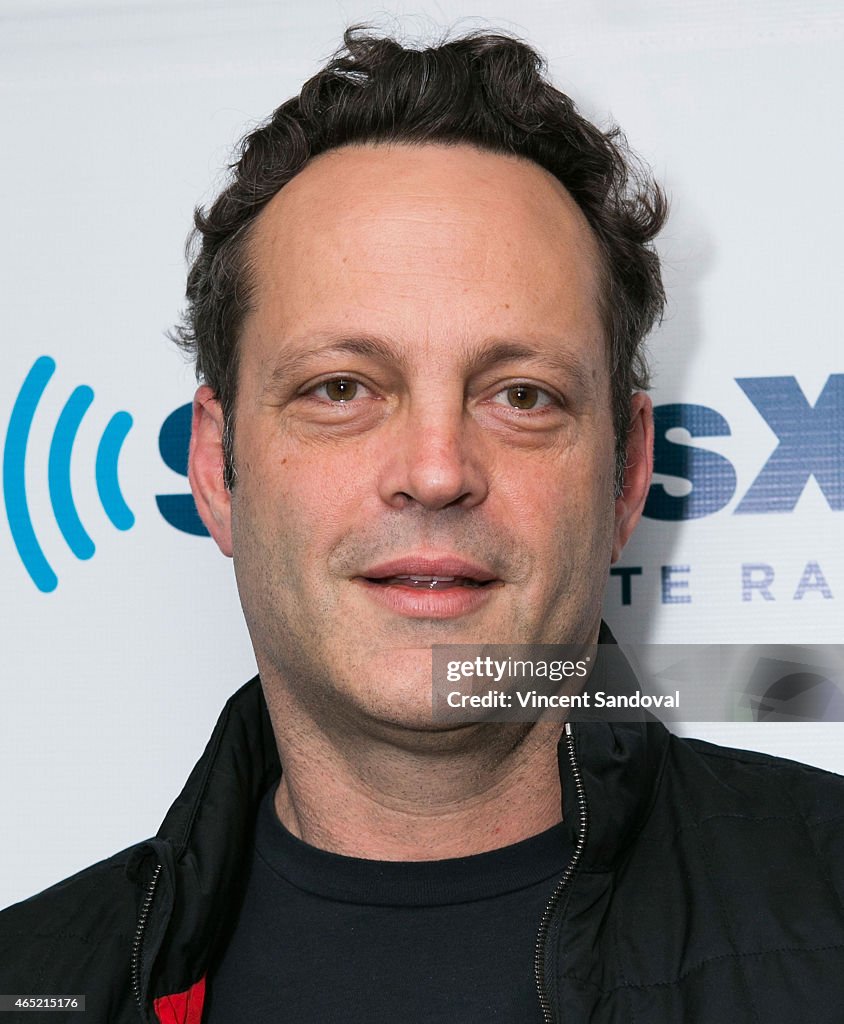 Vince Vaughn Visits SiriusXM Studios Los Angeles