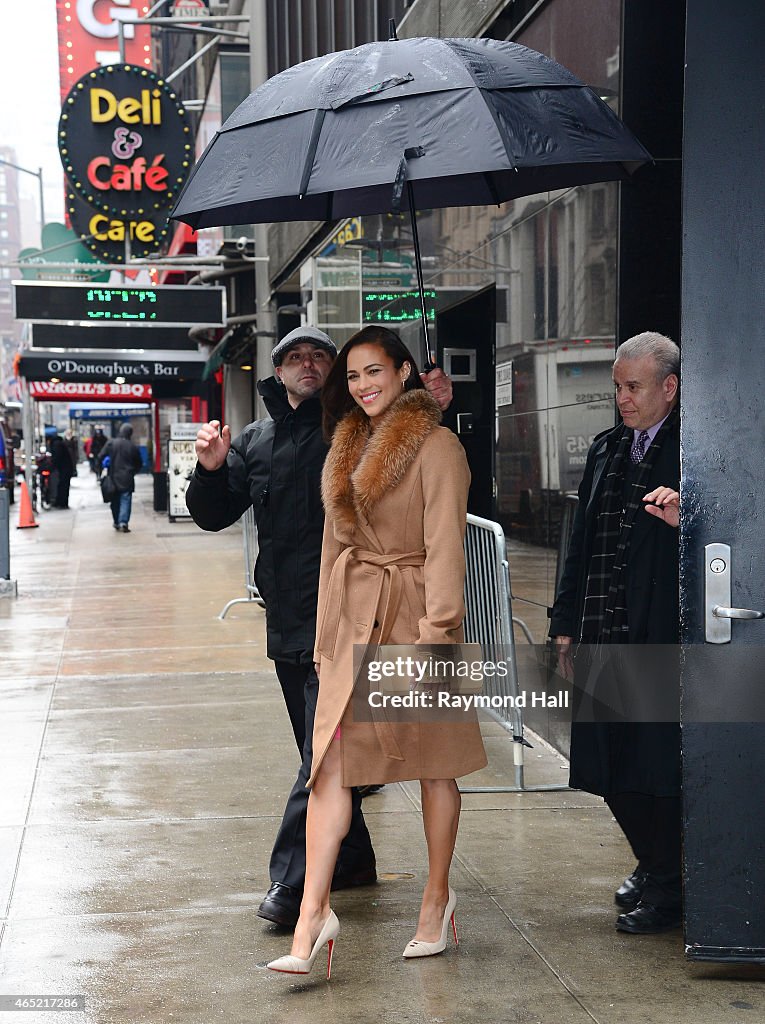 Celebrity Sightings In New York City - March 04, 2015