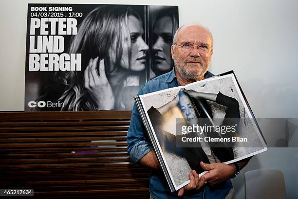 Peter Lindbergh attends a signing of his book 'Images of Women II' at C/O Berlin gallery on March 4, 2015 in Berlin, Germany.