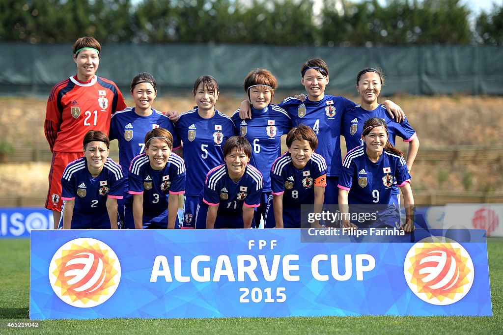 Japan v Denmark - Women's Algarve Cup 2015