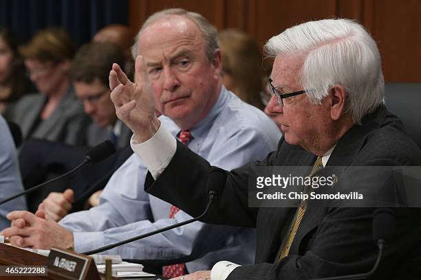 House Appropriations Defense Subcommittee Chairman Rodney Frelinghuysen and Appropriations Committee Chairman Hal Rogers deliver opening statemsnts...