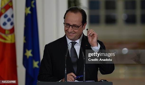 Spanish Prime Minister Mariano Rajoy , French President Francois Hollande , Portuguese Prime Minister Pedro Passos Coelho and European Commission...