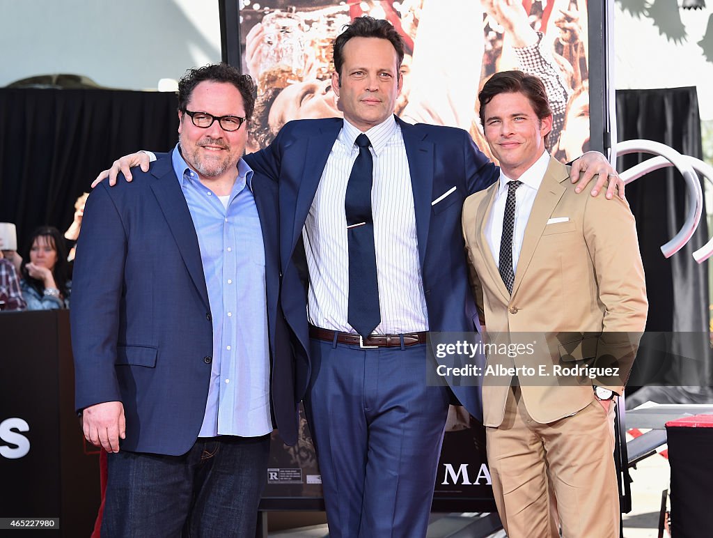 Vince Vaughn Immortalized With Hand And Footprint Ceremony