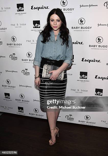 Actress Michelle Trachtenberg attends the Inaugural Los Angeles Fatherhood Lunch to Benefit Baby Buggy hosted by Jerry Seinfeld at The Palm...