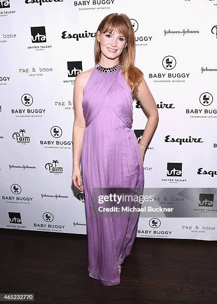 Actress Kimberly Van Der Beek attends the Inaugural Los Angeles Fatherhood Lunch to Benefit Baby Buggy hosted by Jerry Seinfeld at The Palm...