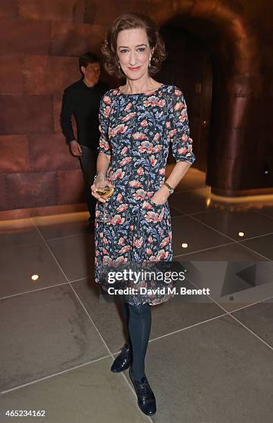Haydn Gwynne attends The Old Vic's Clarence Darrow Guest Night after party at Mondrian London on March 4, 2015 in London, England.