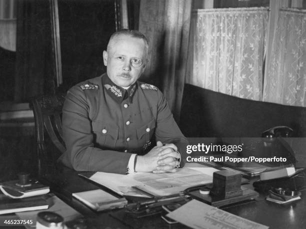 German general Werner von Fritsch , circa 1935. Von Fritsch died during the Invasion of Poland, the first German general to be killed in action...