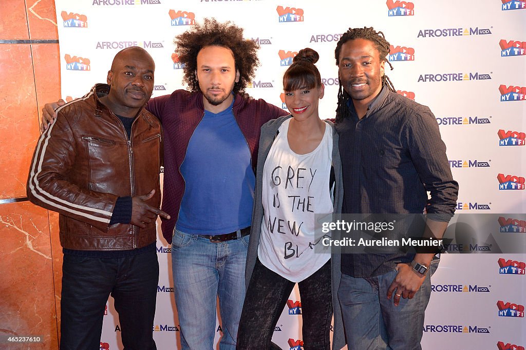 AFROSTREAMvod : Photocall At TF1 In Paris