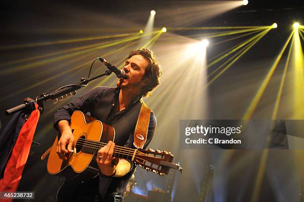 Jack Savoretti performs on stage at O2 Shepherd's Bush Empire on March 4, 2015 in London, United Kingdom.