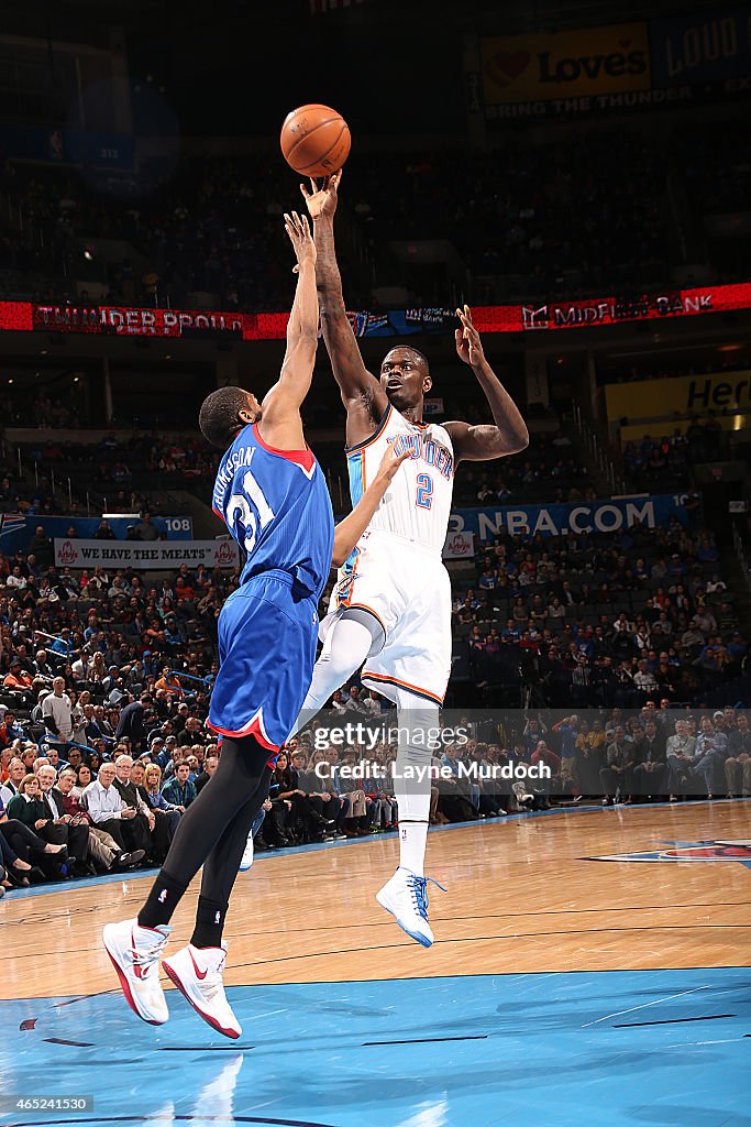 Philadelphia 76ers v Oklahoma City Thunder