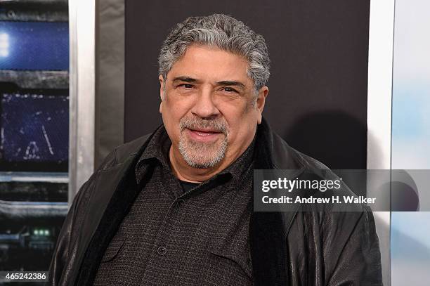 Vincent Pastore attends the "Chappie" New York Premiere at AMC Lincoln Square Theater on March 4, 2015 in New York City.