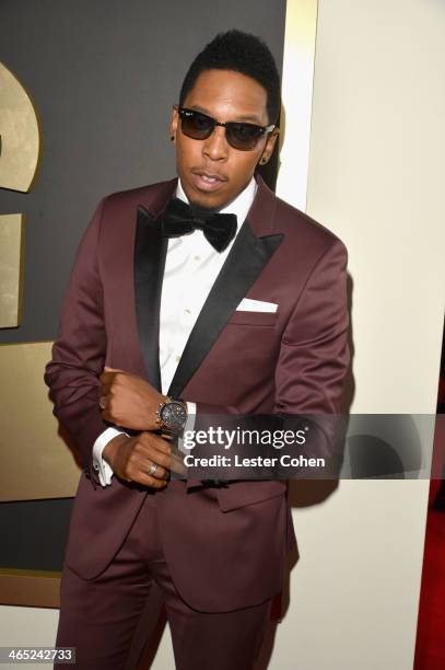 Singer Deitrick Haddon attends the 56th GRAMMY Awards at Staples Center on January 26, 2014 in Los Angeles, California.