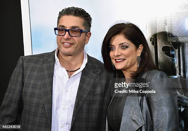 Richard Wakile and Kathy Wakile attend the "Chappie" New York Premiere at AMC Lincoln Square Theater on March 4, 2015 in New York City.