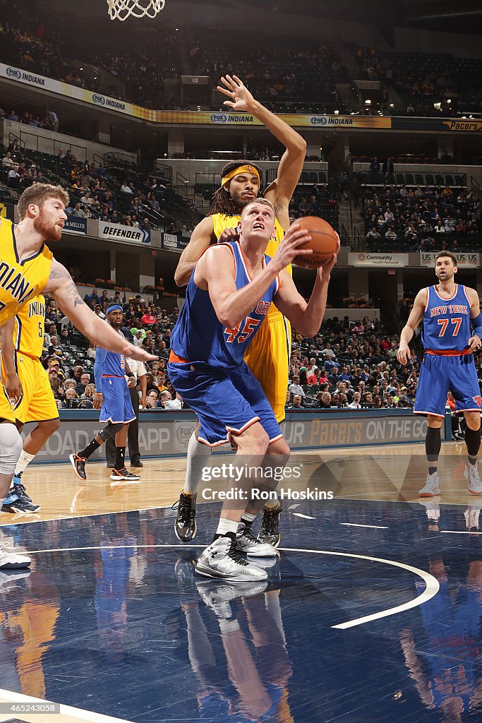 New York Knicks v Indiana Pacers