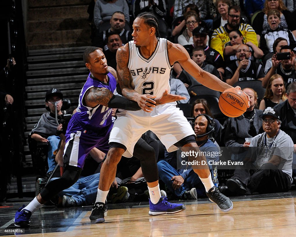 Sacramento Kings v San Antonio Spurs