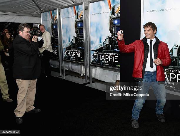 Brandon Auret attends the "Chappie" New York Premiere at AMC Lincoln Square Theater on March 4, 2015 in New York City.