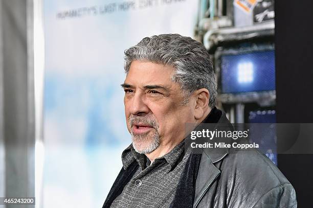 Vincent Pastore attends the "Chappie" New York Premiere at AMC Lincoln Square Theater on March 4, 2015 in New York City.