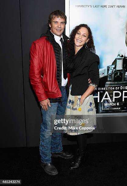 Brandon Auret attends the "Chappie" New York Premiere at AMC Lincoln Square Theater on March 4, 2015 in New York City.