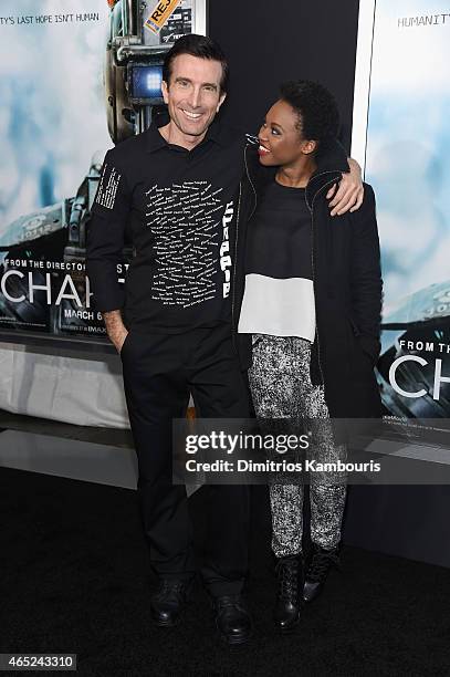 Sharlto Copley attends the "Chappie" New York Premiere at AMC Lincoln Square Theater on March 4, 2015 in New York City.