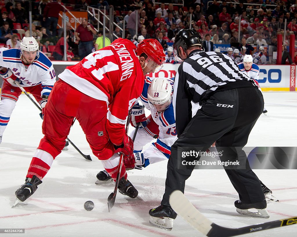 New York Rangers v Detroit Red Wings