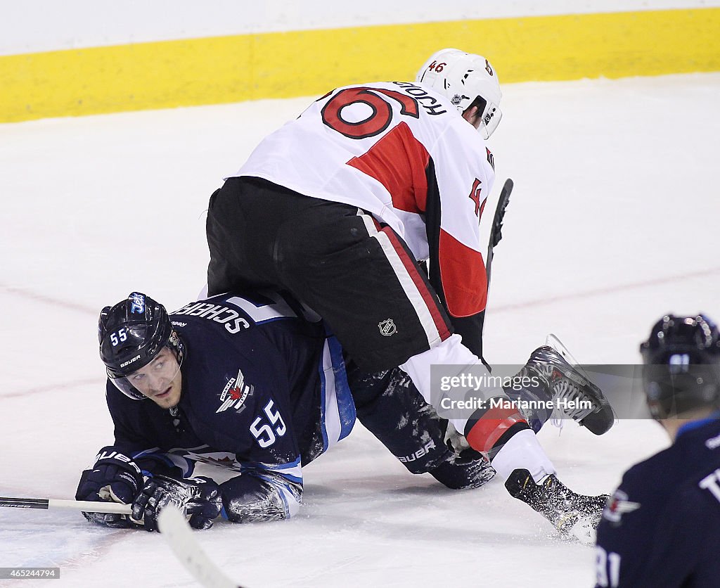 Ottawa Senators v Winnipeg Jets