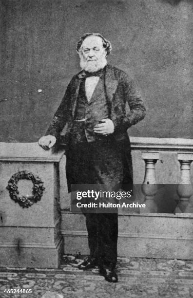 English hangman William Calcraft , circa 1870. Calcraft served as official Executioner for the City of London and Middlesex from 1829 until 1874,...