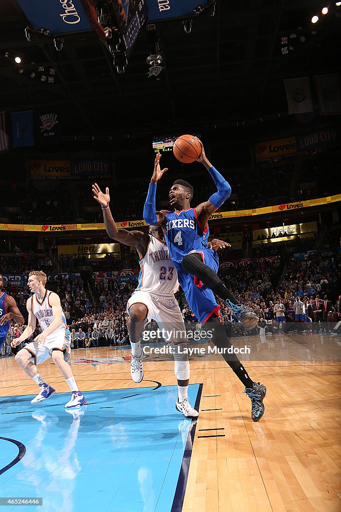 Philadelphia 76ers v Oklahoma City Thunder