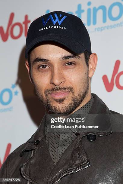 Wilmer Valderrama, Artist Coalition Co-Chair of Voto Latino, attends Voto Latino's 10th Anniversary Celebration at Hamilton Live on March 4, 2015 in...