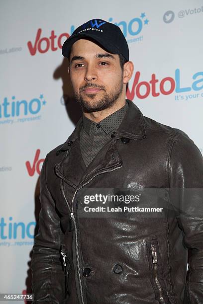 Wilmer Valderrama, Artist Coalition Co-Chair of Voto Latino, attends Voto Latino's 10th Anniversary Celebration at Hamilton Live on March 4, 2015 in...