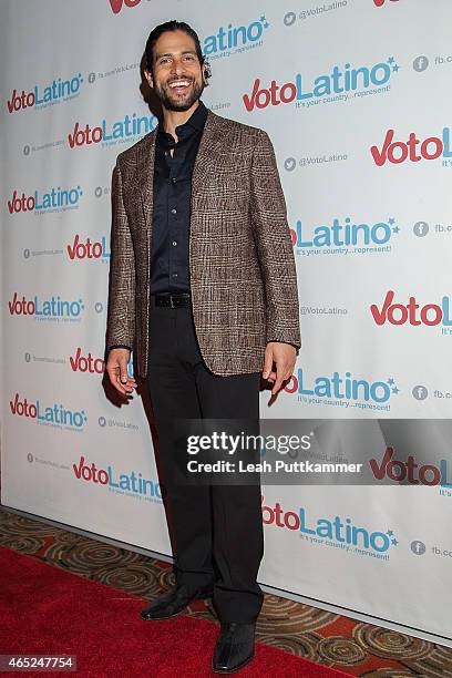 Actor Adam Rodriguez attends Voto Latino's 10th Anniversary Celebration at Hamilton Live on March 4, 2015 in Washington, DC.