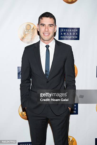 Founder and CEO of Pencils of Promise Adam Braun attends the 2015 Jefferson Awards Foundation New York Ceremony at Gotham Hall on March 4, 2015 in...